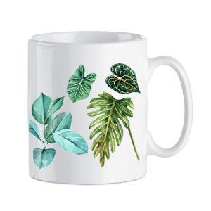 Kubek Ceramiczny Rośliny 330ml - TROPICAL